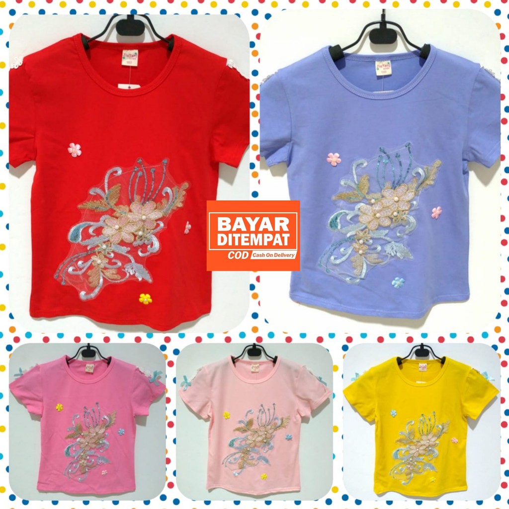 Blus Anak Perempuan Import 4 tahun - 12 tahun