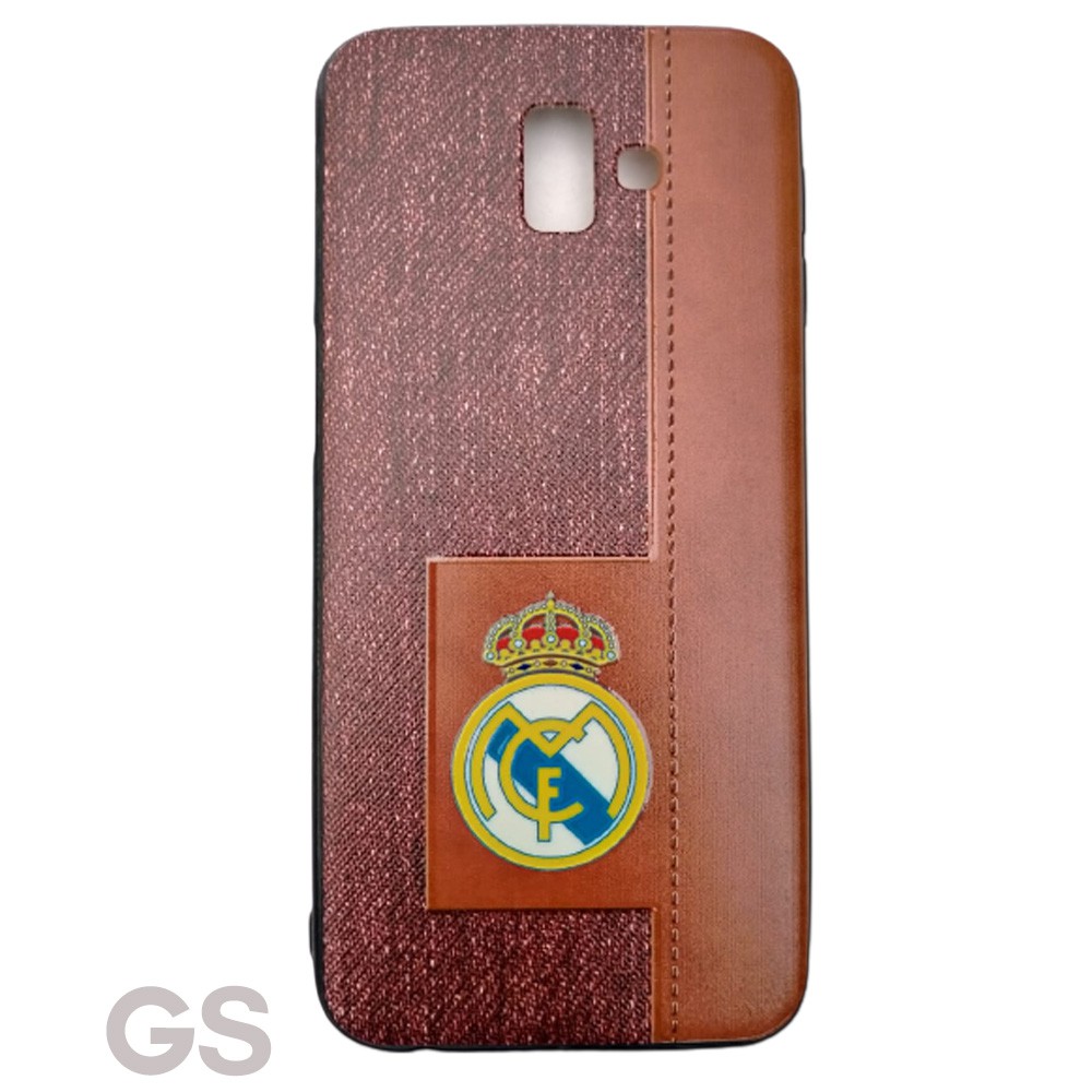 Casing SAMSUNG J6 PLUS   Motif Kayu Hardcase TPU case hp model cowok Fuze