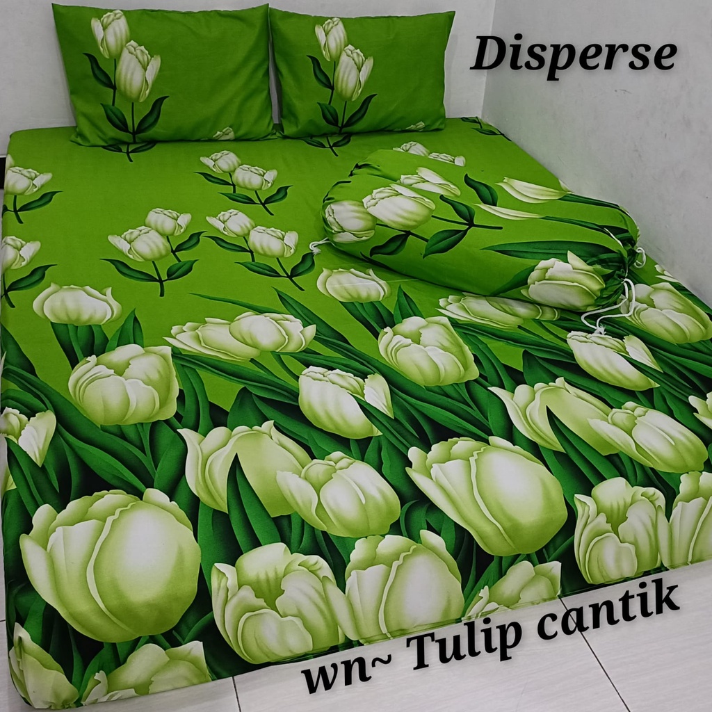 6 MOTIF TULIP waty grosir SARBAN SARGUL SERASI!!! Sprei homemade