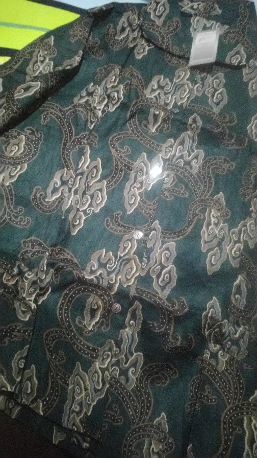 Batik Wanita Asj Sa Hrb026 Kenongo Kemeja Tosca Pendek