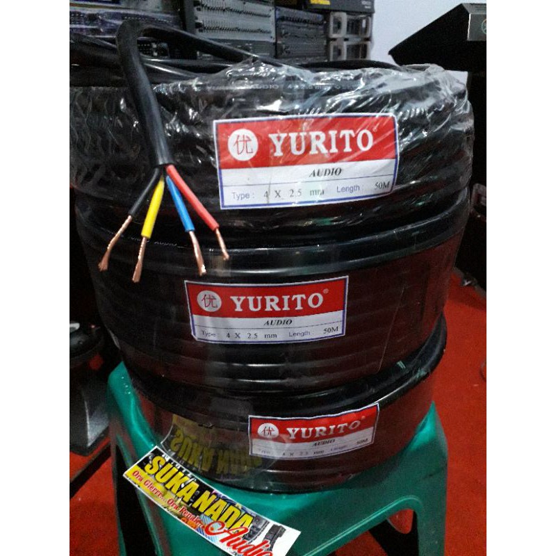 KABEL SPEAKER YURITO 4X2.5 50M