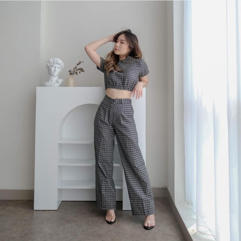 setelan celana panjang / setelan terlaris / one set / set setelan wanita / vero set