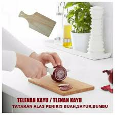 Talenan Kayu / Alas pemotong Buah Sayur Dan Bumbu