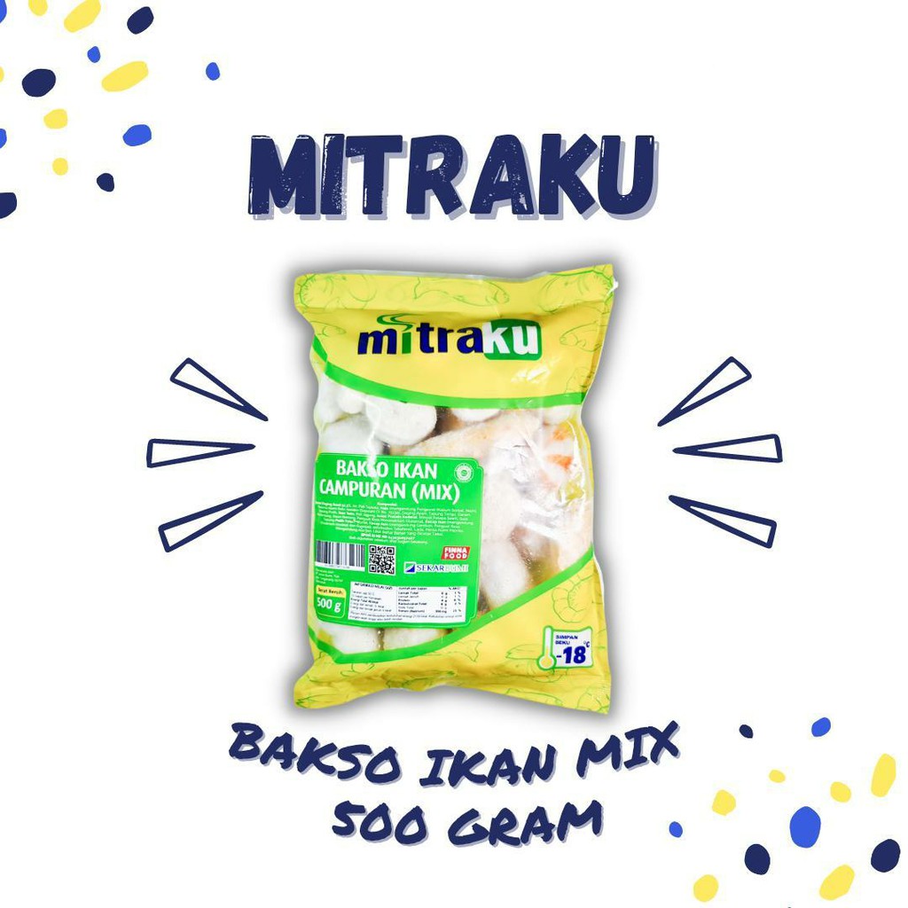 

ADDRIELLA - MITRAKU BAKSO IKAN MIX 500gr | MITRAKU/FROZENFOOD/FROZENFOOD MURAH