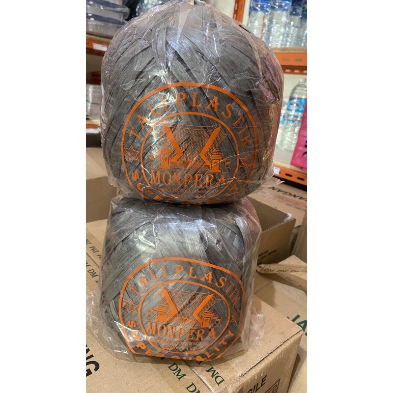 

Tali Plastik Rafia Monpera 1kg hitam