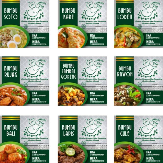 

Jual aneka bumbu masakan nusantara