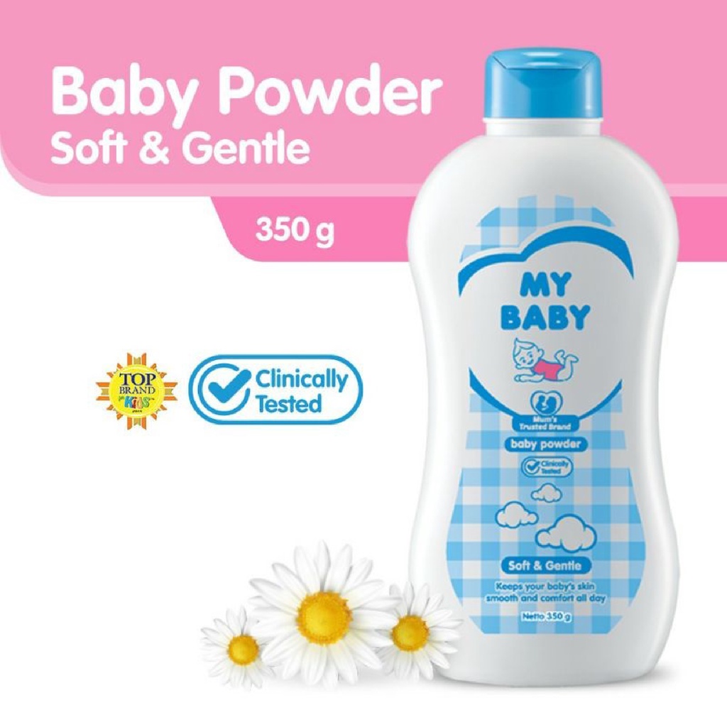 My Baby Powder Extra 350g + 88g Bedak Bayi - Bedak Bayi My Baby - My Baby Powder Extra 25% - Bedak B