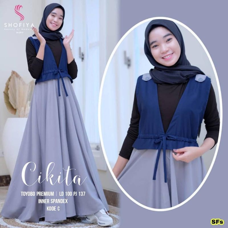 UKHTI LADIES GADIS SYARI TERBARU TERKENAL / LEBARAN 2021 EDITION | GAMIS REMAJA TANGGUNG KEKINIAN