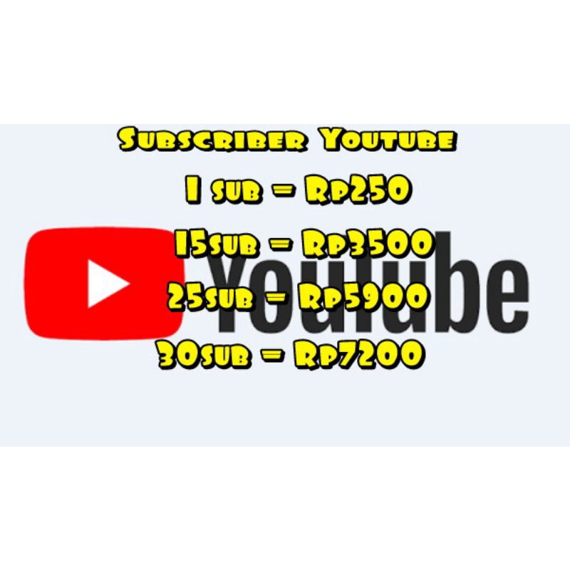 Subscriber Youtube Termurah