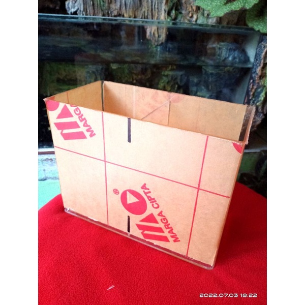 Soliter akrilik cupang guppy 20x10x15cm / akuarium akrilik mini cupang guppy / Soliter sekat uk_20x1