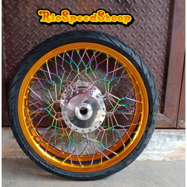 Velg Set Cb150R/Cbr150 Ring17 JariJari Kepang Plus Ban