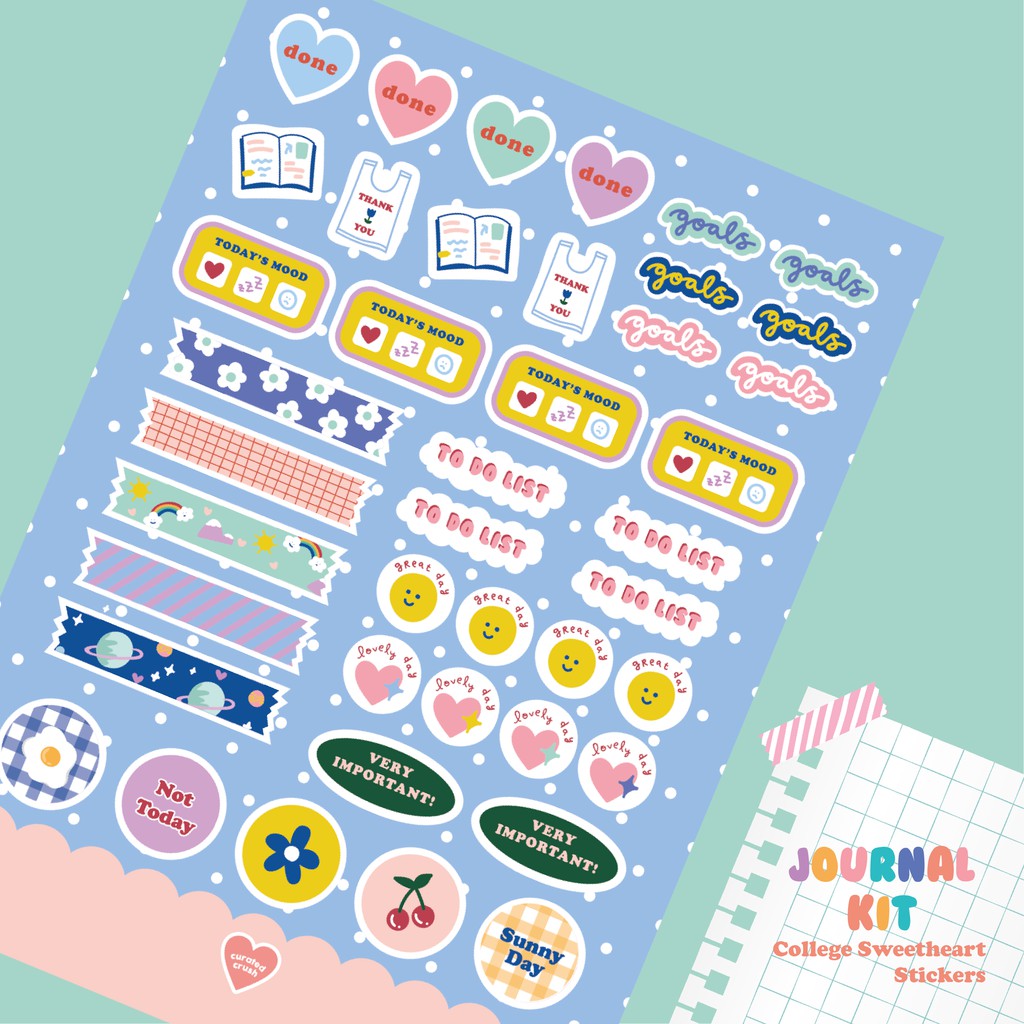 

JOURNAL KIT (College Sweetheart Stickers)