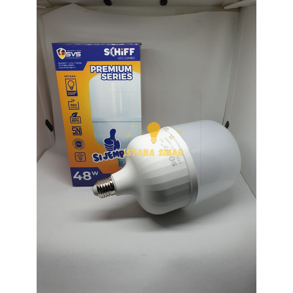 Schiff LED 48 watt / 48w Premium series Sijempol Lampu LED Bergaransi