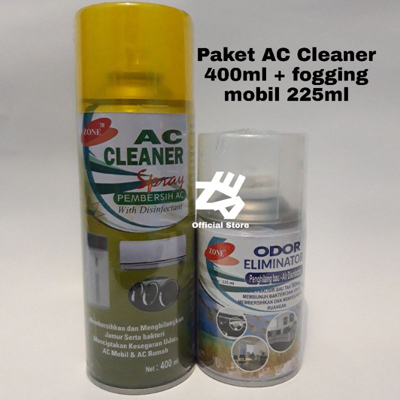 Paket Ac Cleaner 400ml + Odor eliminator 225ml