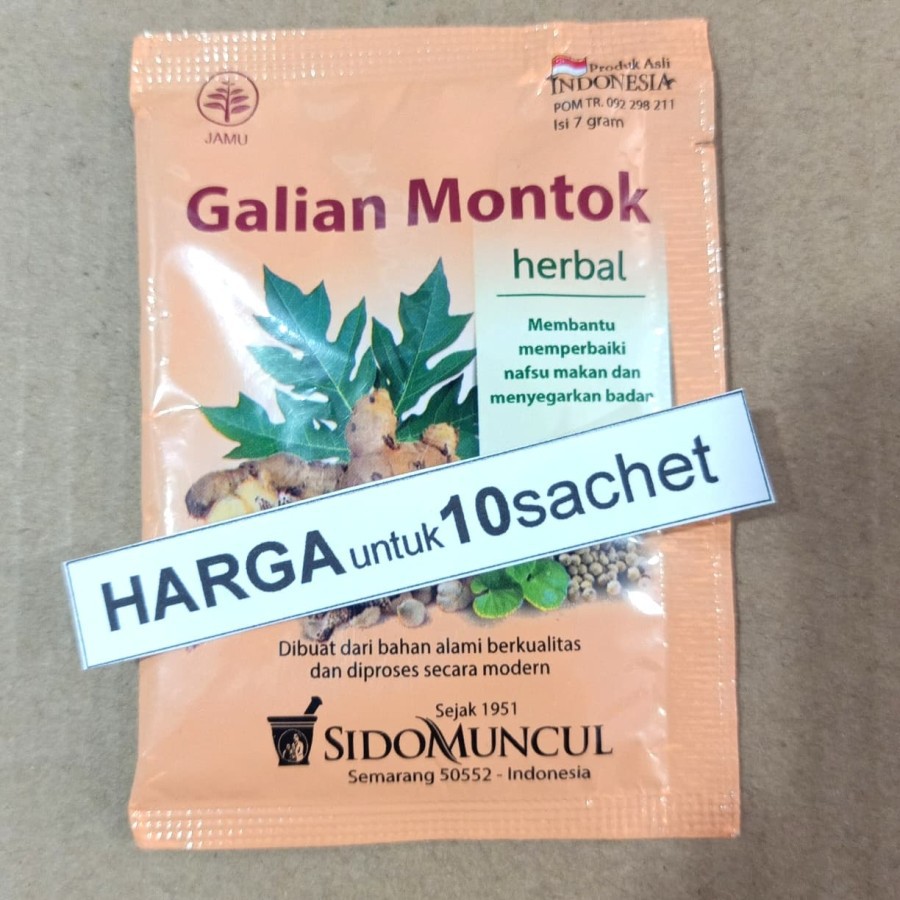 Jual Jamu Galian Montok Sidomuncul Shopee Indonesia