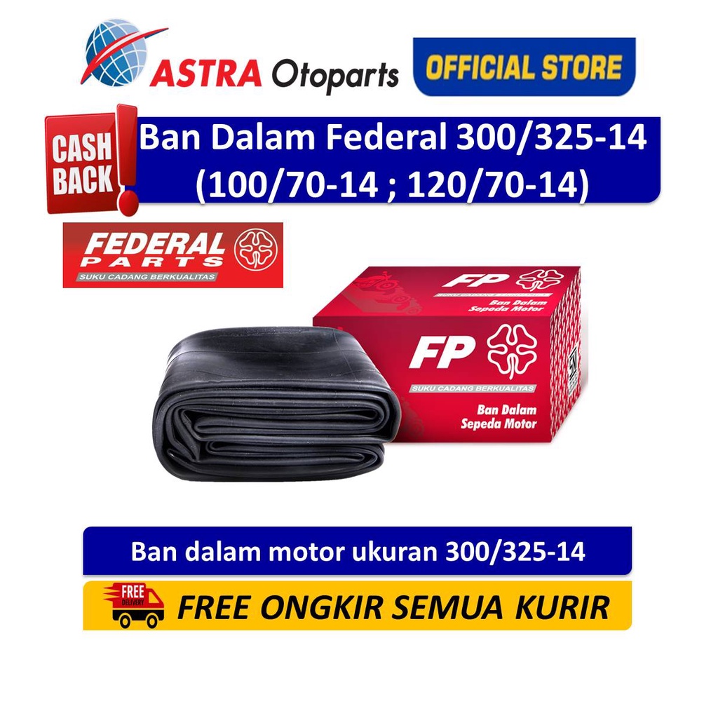 Ban Dalam Federal 300/325-14 (100/70-14 ; 120/70-14)
