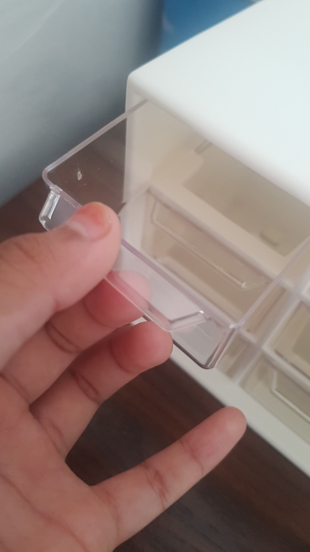 Laci Rak Tempat Kotak Lemari Penyimpanan Perhiasan Emas Kosmetik Ikat Rambut Uang Alat Tulis 9 Laci