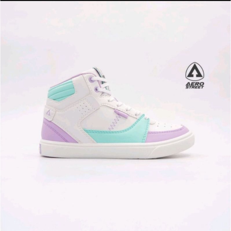 AEROSTREET HOOPS PUTIH TOSKA UNGU