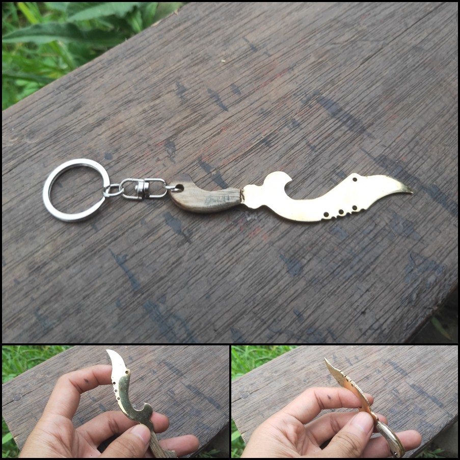 Promo GANTUNGAN KUNCI KUJANG FULL KUNINGAN