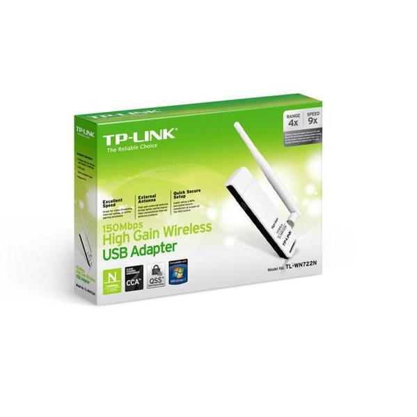 ♚ TP-LINK TL-WN722N : 150Mbps High Gain Wireless USB Adapter tplink 722 wn722 722n wn722n ☜