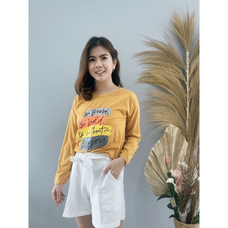 Arifirn Longsleeve Be Brave - Baju Wanita | Blouse Wanita