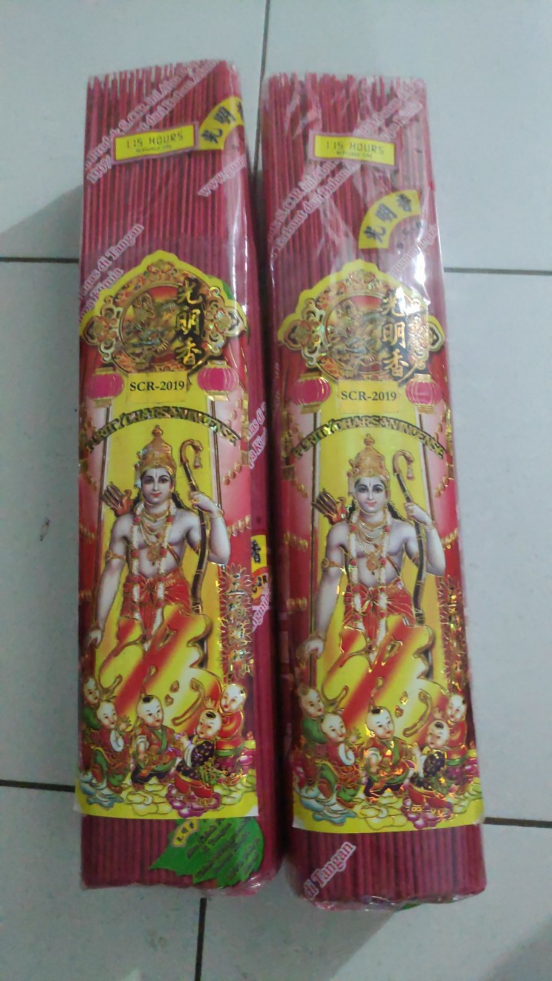 Hio Dupa Stik Alami Premium Scr 2019 Supreme Darshan 39cm Warna Merah