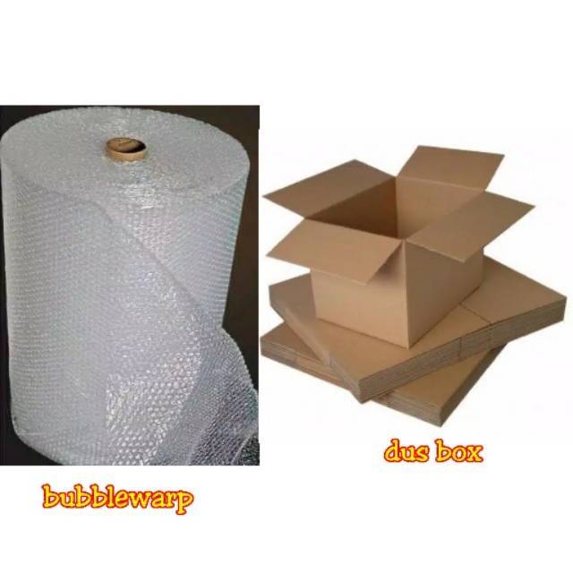 

extra packing bubble warp & dus box