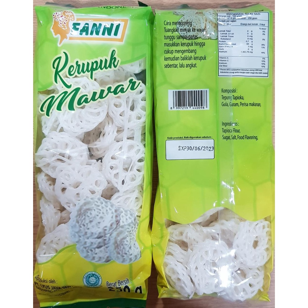 

Pesanan" Kerupuk Mawar Fanni @250g