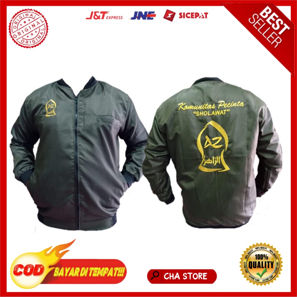 [SALE] Jaket Bomber Majelis Az Zahir | Jaket Majlis Rasulullah SAW