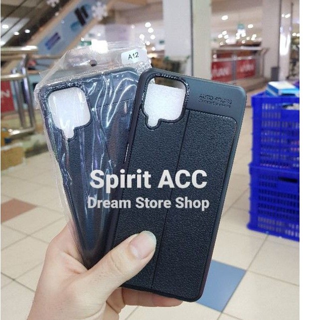 Case Leather Samsung Galaxy A01 A02 M02 A02S A11 A12 M11 M12 A31 A51 A71 Core Auto Focus Soft