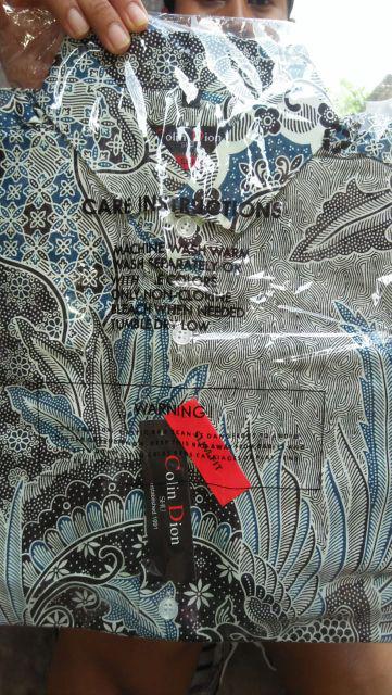 Kemeja Batik Pria Slim Fit Mewah Colindion Hem Batik Pria Slim Fit Katun Halus Cbs705