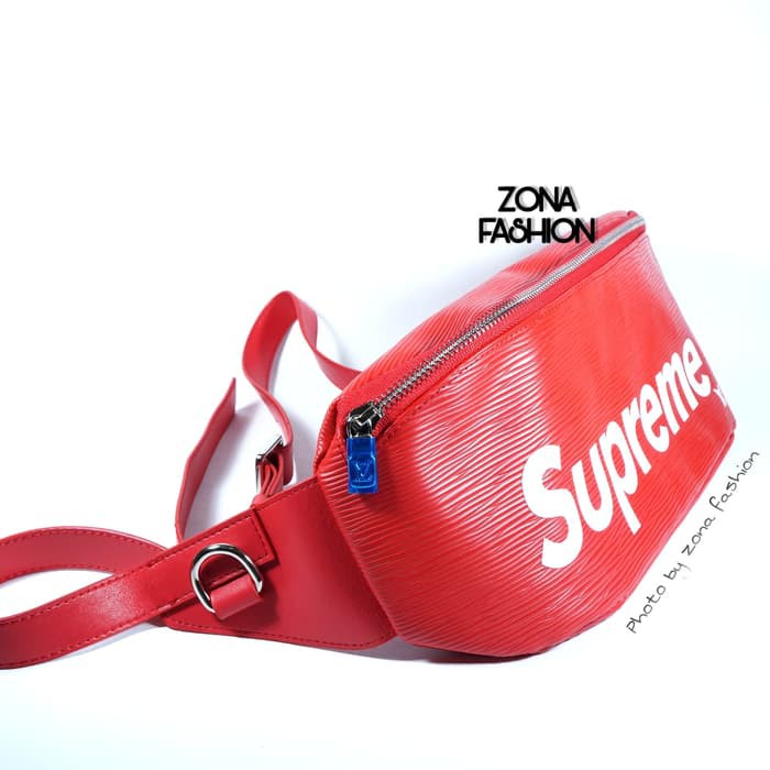 sling bag / tas selempang supreme kualitas super B - Merah
