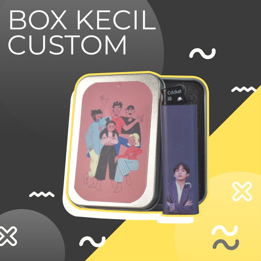 CUSTOM CRICKET BOX KECIL ( Kado, Souvenir, Hiasan, Hobby, Hits)