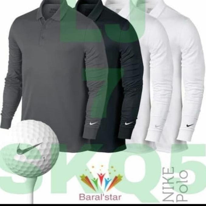 tshirt baju kaos kerah lengan panjang Nike Golf - Premium Quality terlaris