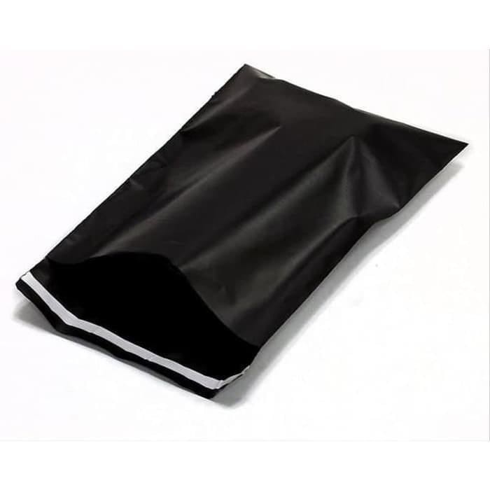 Plastik Polymailer HITAM Packing online shop 100PCS