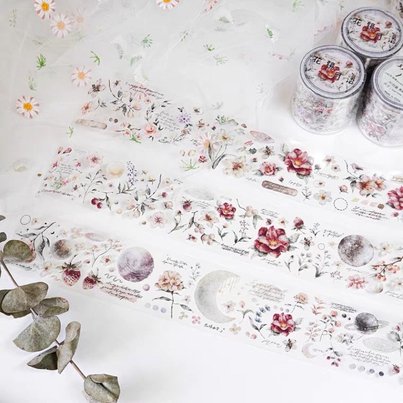 

[Sample] Jennyuanzi Moon Flower PET Tape
