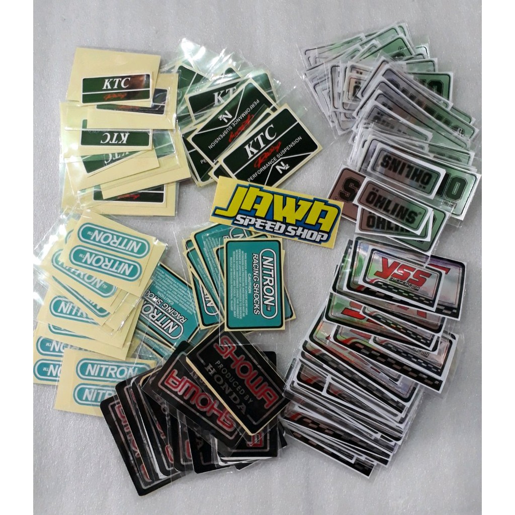 [Promo] stiker YSS KTC Showa Nitron Murah