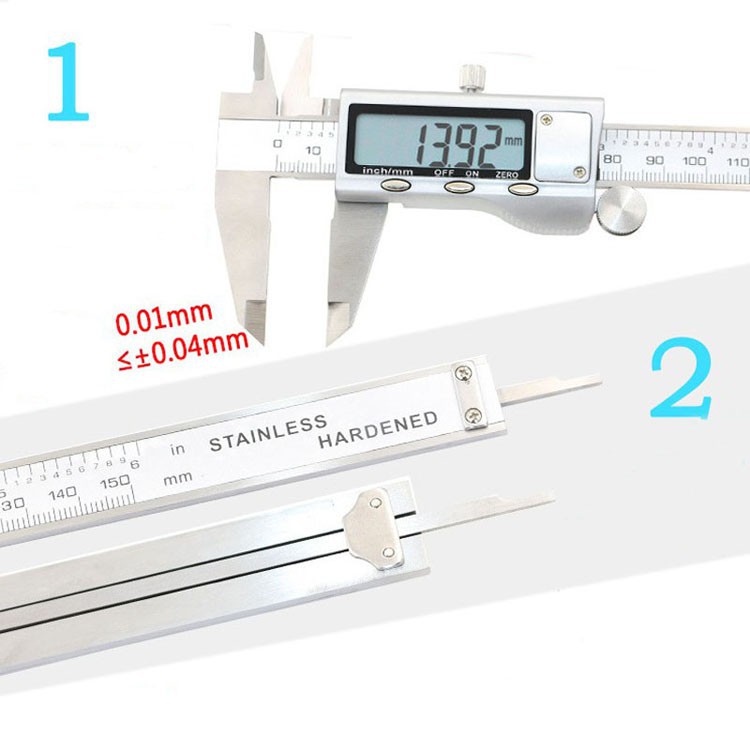 GS8 Kaliper  Jangka Sorong Digital LCD Vernier Caliper Micrometer 15CM Taffware SH20