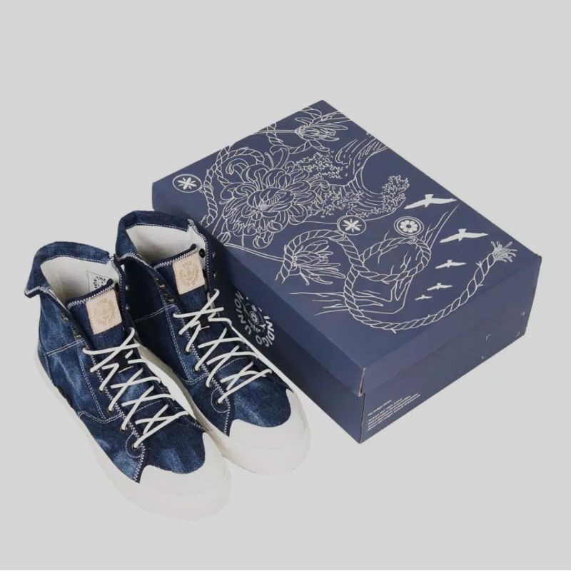 sepatu sage footwear x dr.tirta x darahkubiru not compass