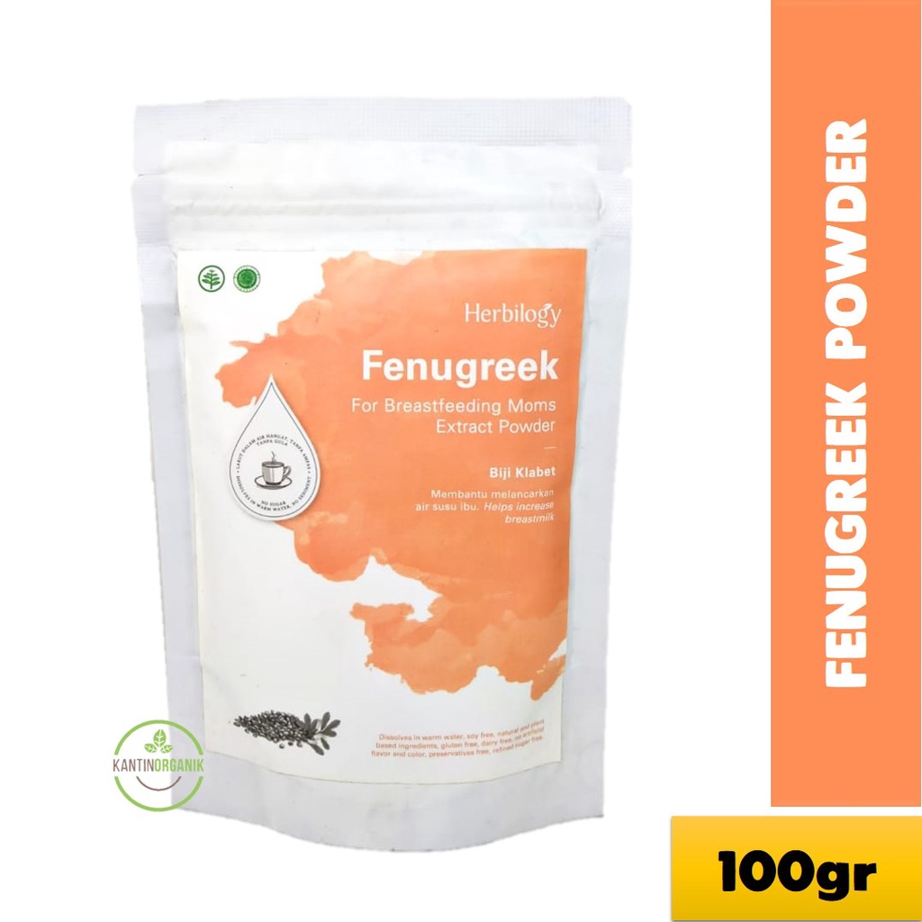 Jual Herbilogy ~ Fenugreek Extract Powder Biji Klabet Bubuk Indonesia