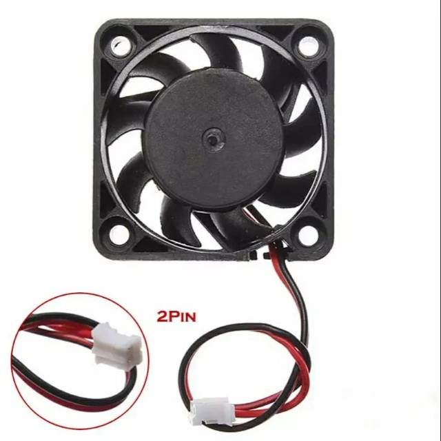 MINI COOLING FAN DC 5012 50MM 5CM 12V CPU include connector 2 PIN