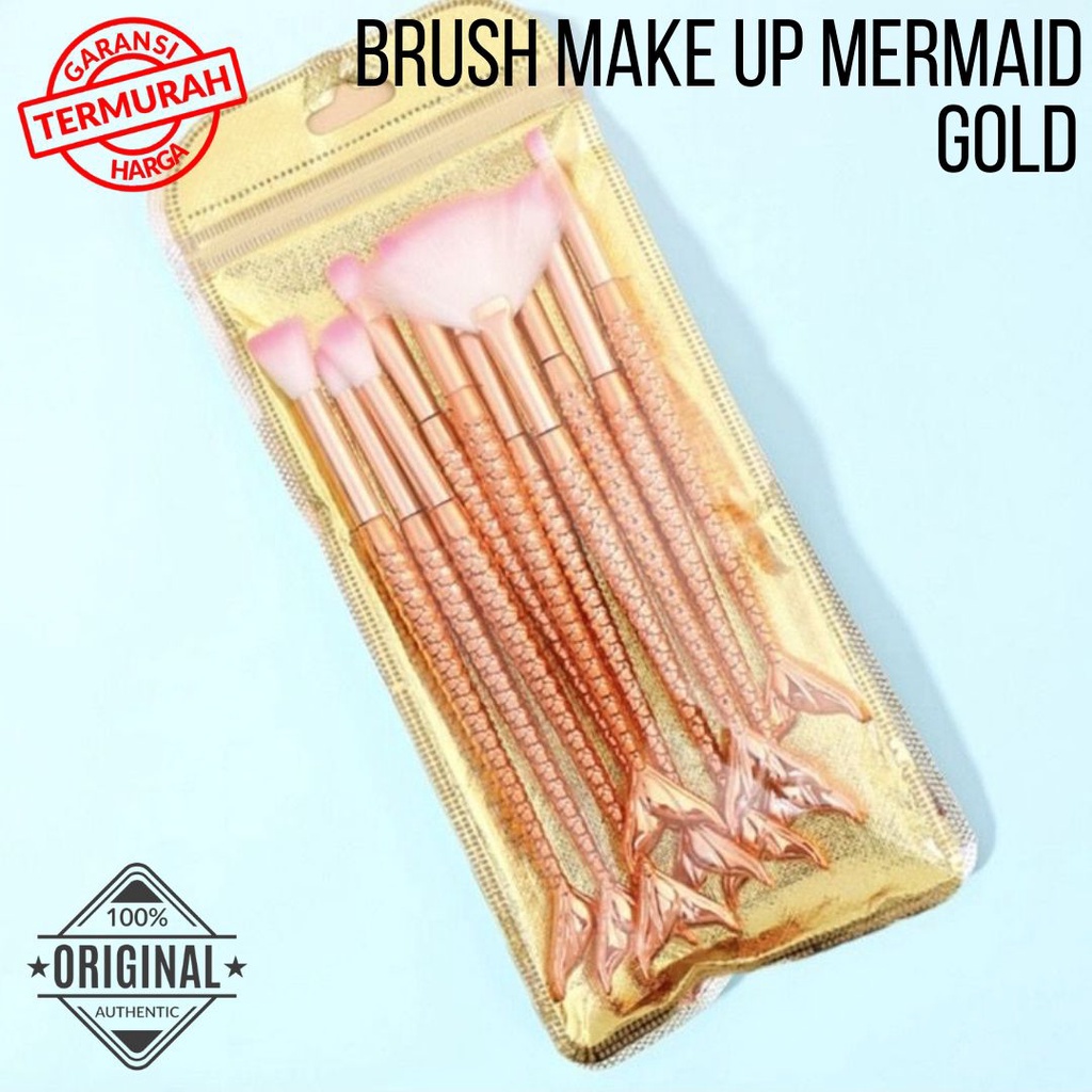 VS BG - MERMAID KUAS MAKE UP 11 IN 1 BRUSH / MAKE UP TOOL