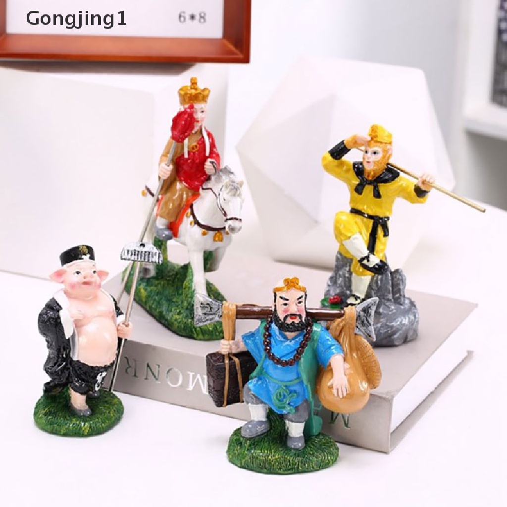 Gongjing1 Action Figure Karakter Monk Sun Wukong Pig Bajie Shak Monkey king