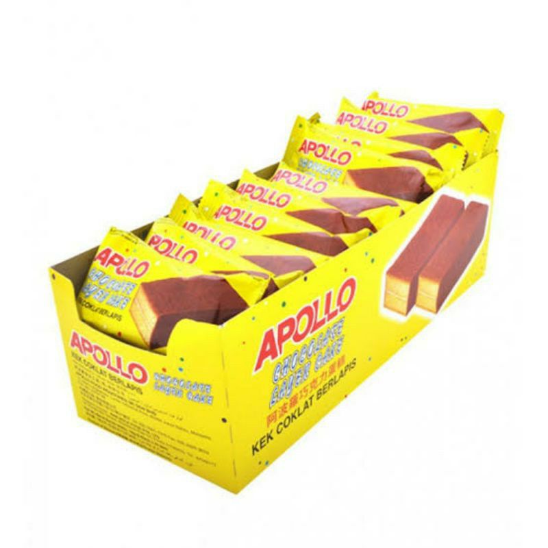 

Apollo coklat layer cake 1 box isi 24pc