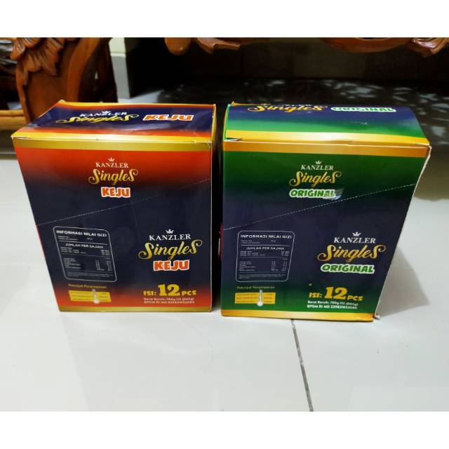 Sosis Kenzler Singles dan Mini Original & Keju Box Isi 12 x 65 gr