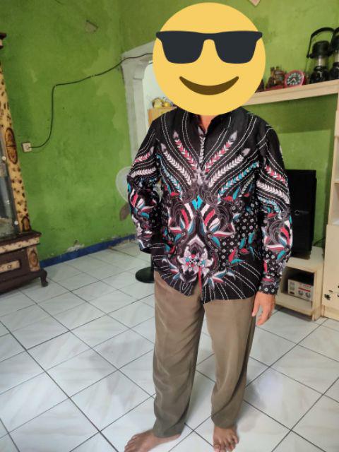 Batik Couple Keluarga Sania Ruffle Ori Ndoro Jowi Dnt Motif Prasasti Abu