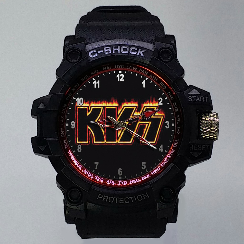 (ISTIMEWA BOSSQUE) JAM TANGAN KISS LIST MERAH - EXCLUSIVE 9