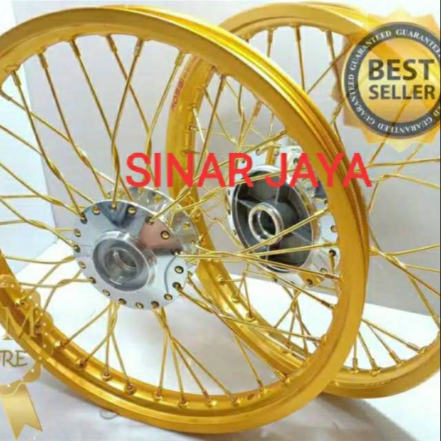 Velg jari kepang 140 140 17 jup z mx vixion rx king blade revo mio beat vario 110 125  fino xeon dll