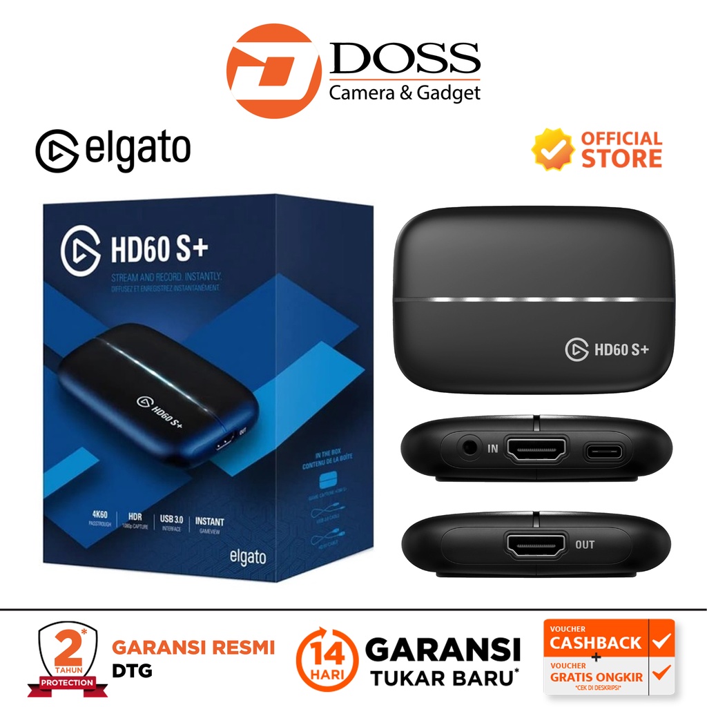 Elgato HD60s+ / HD60s Plus Video Capture