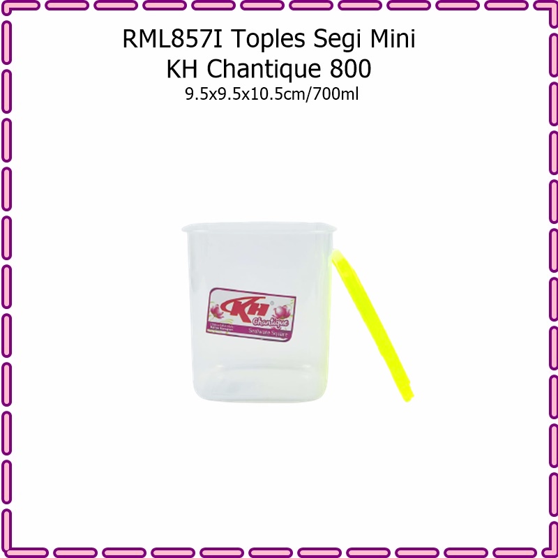 Toples Segi Mini Cantik KH 450ml &amp; 700ml